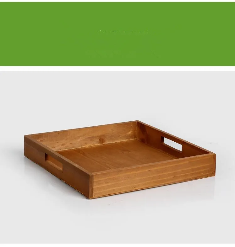 1 шт. деревянный поднос для еды сервировочный Макияж хранения фруктов тарелка