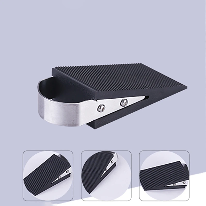 1 PC Rubber Door Stopper Wedge Block Guard Wind Dust Blocker Protector For Home Children Office With Stainless Steel | Обустройство