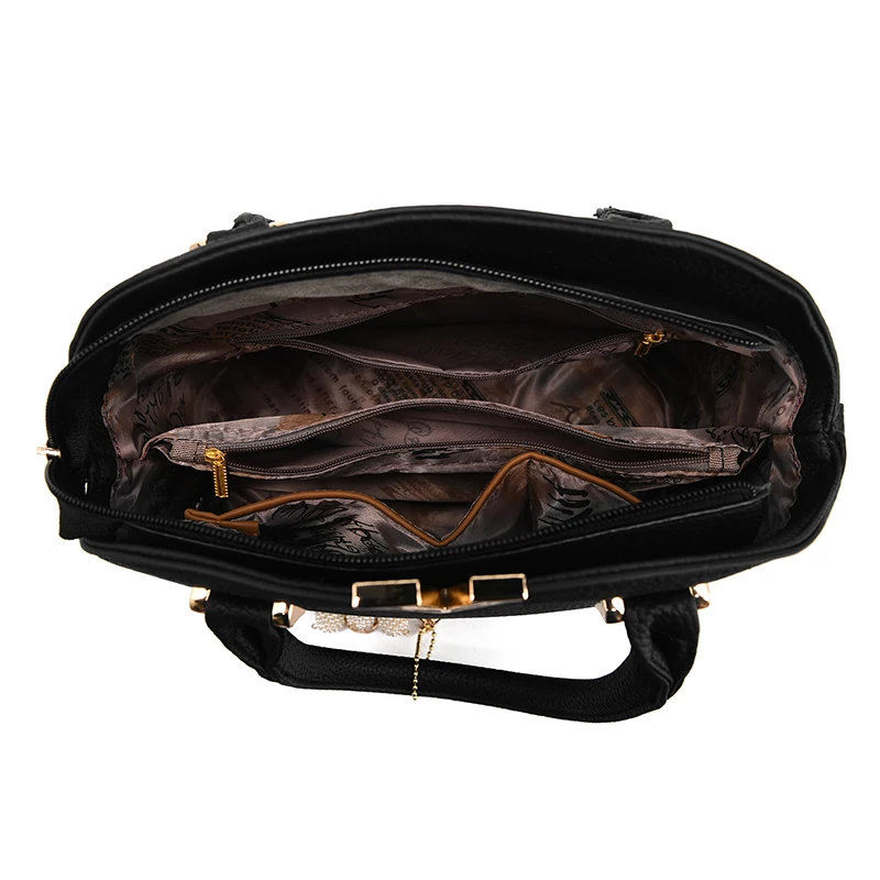 Женские кожаные сумки металла обезьяна декор Мода оболочки V письмо ручная сумка