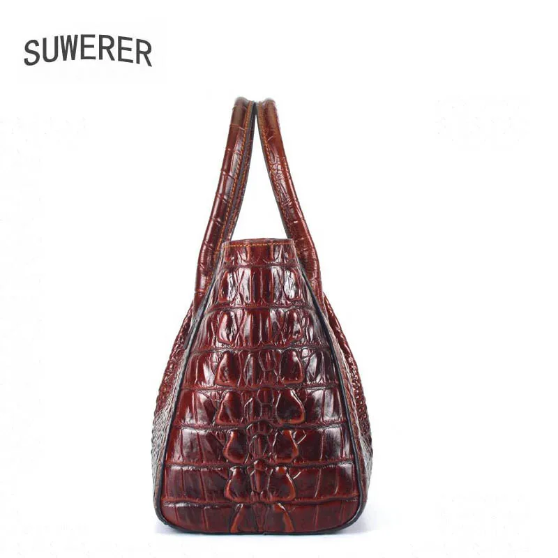 Женская сумка с крокодиловым узором персонализированная модная мессенджер