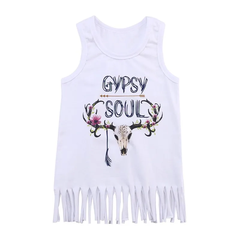 2017 Cute Toddler Baby Kids Girl summer Dress Party GYPSY soul letter dress Sundress Outfits baby girl Clothes 0-4Y vestidos | Детская