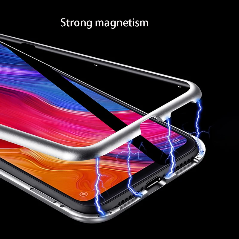 Чехол с магнитной адсорбцией для Xiao mi Red mi Note 7 5 6 Pro K20 6A mi 9 9t 8 lite mi 9 SE POCO F1 закаленное стекло магнитный металлический чехол