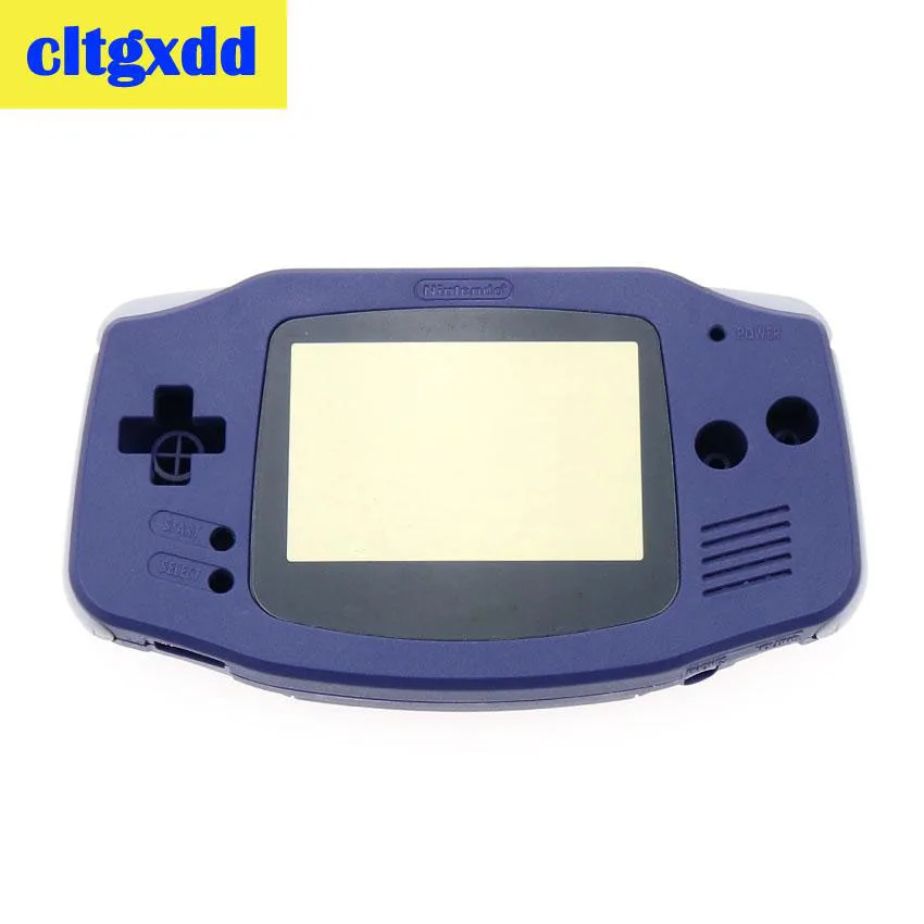 Cltgxdd полный запасной Корпус Корпуса для nintendo Game Boy GBA прозрачный синий корпус игровой консоли