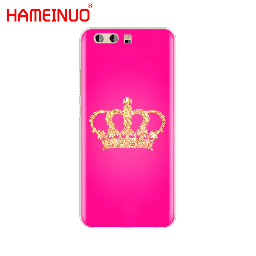 Однотонный розовый чехол HAMEINUO с принтом для девушек телефона huawei Ascend P7 P8 P9 P10 P20 lite