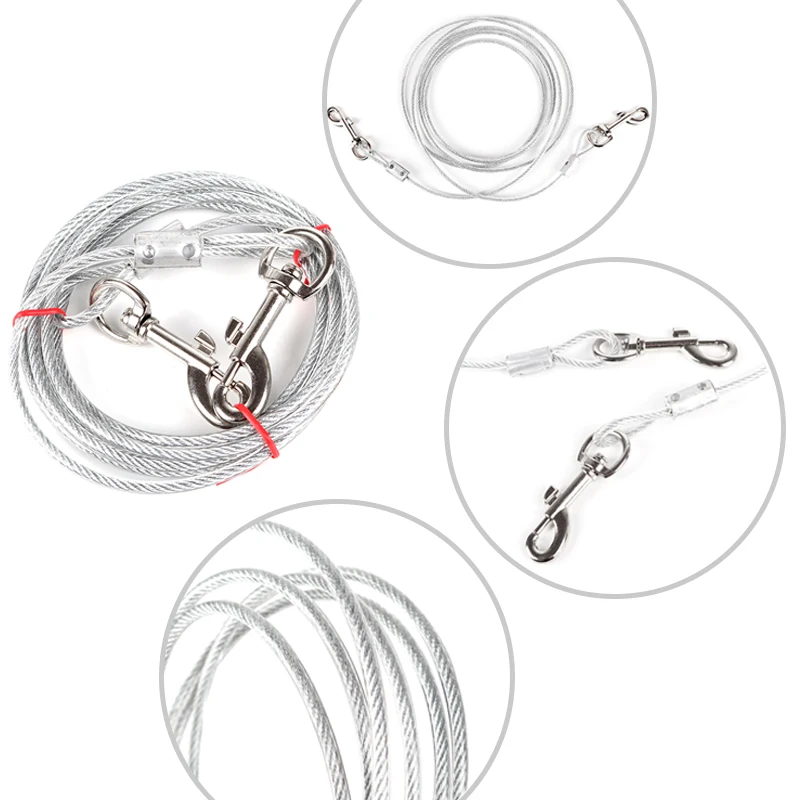 Поводок для домашних животных спиральная завязка защита от завязывания узлов