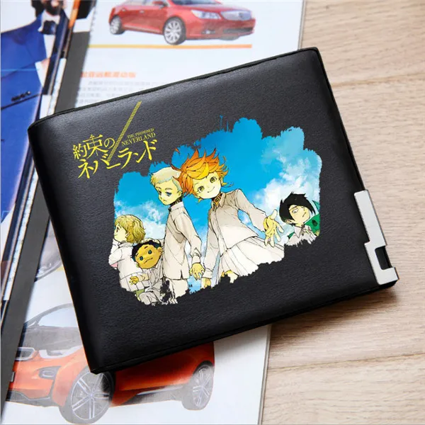 Короткий кошелек для косплея Neverland, унисекс, из искусственной кожи, тонкая сумка для монет, аниме, ID, держатель для карт, Cartera Mujer - Цвет: 7