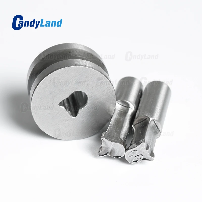 

CandyLand Ghost Milk Tablet Die 3D Punch Press Mold Candy Punching Die Custom Logo Calcium Pill Punch Die For TDP1.5 Machine