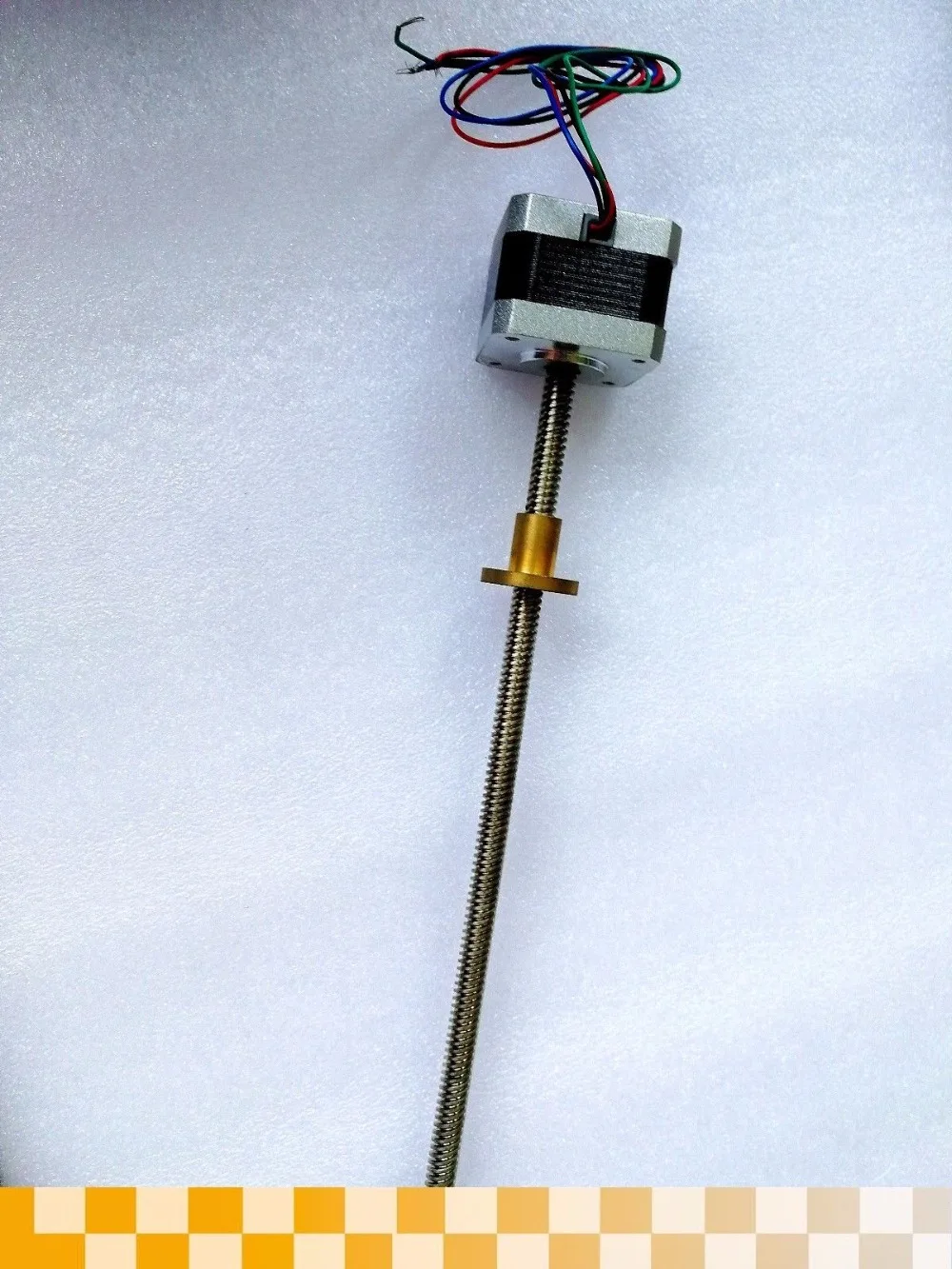 1 шт. шаговый двигатель Nema17 343 А нм мм с медной гайкой 8 Tr8 * мм|Шаговый двигатель| |