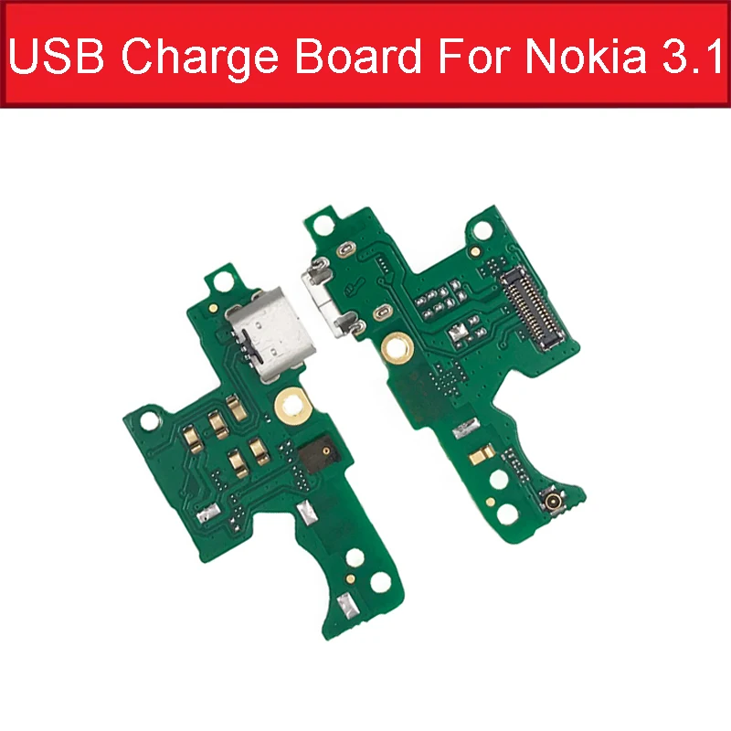 Charger USB Jack Board For Nokia 2 2.1 3 3.1 Plus 5 5.1 6 6.1 7 7.1 Plus 8 Charging USB Port Board Module Replacement Parts