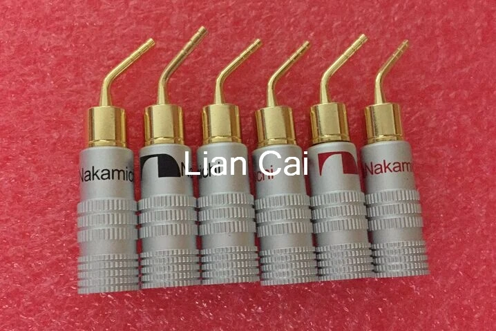 Новинка 4 шт. Высококачественный Новый 24K золотистый динамик Nakamichi Pin Angel 2 мм