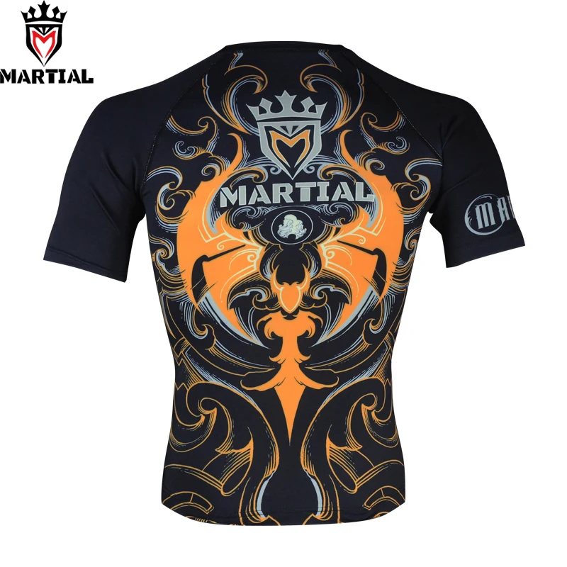 Недорогие боксерские Кофты для mma rashguards от Gemini Мужская быстросохнущая рубашка