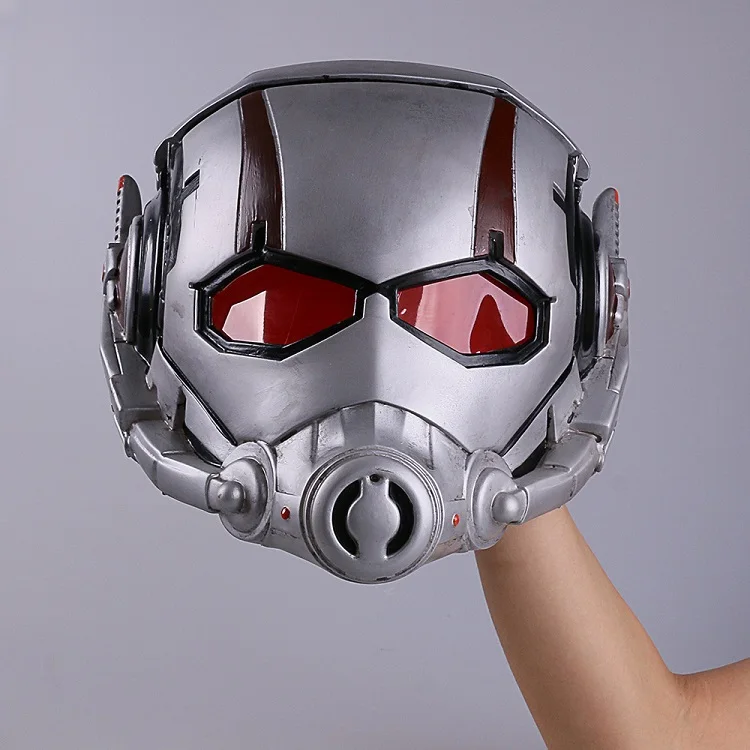 Человек-муравей Maschera Antman костюм Ресина человек-муравей Шлем ПВХ Косплей Maschera di тушь для Хэллоуина маска Бэтмен Железный человек Шлем - Цвет: Antman