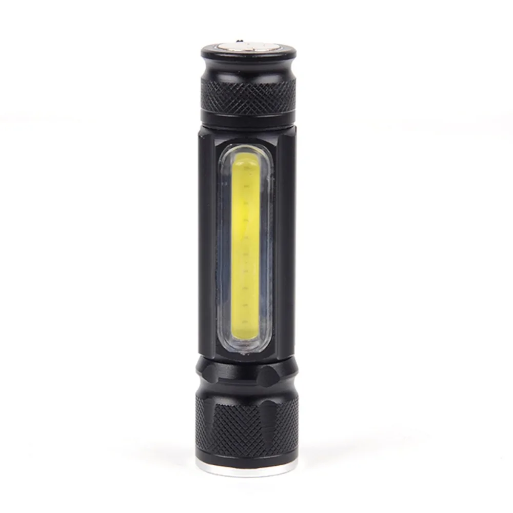 Карманный мини USB светодиодный фонарик магнит T6 COB Перезаряжаемые 3800LM