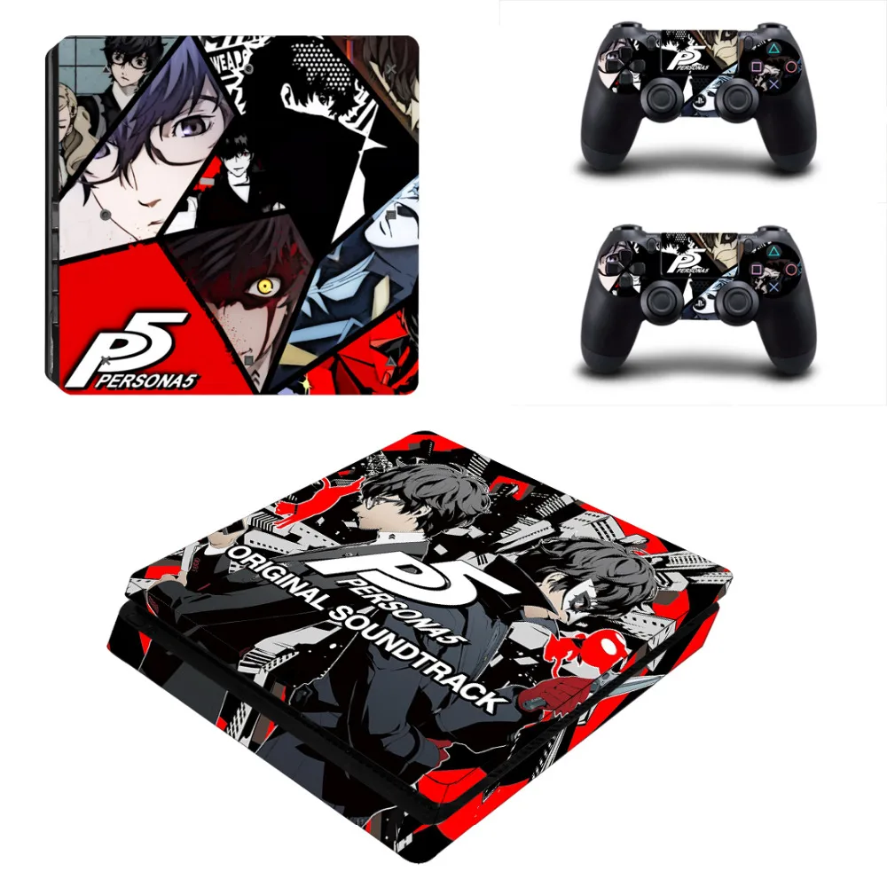 Persona 5 Королевского P5 PS4 тонкий переводная картинка наклейка для Sony PlayStation 4