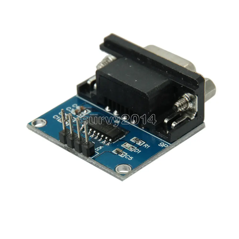 5PCS RS232 To TTL Converter Module COM Serial Port Board MAX3232 MAX232CSE | Электроника