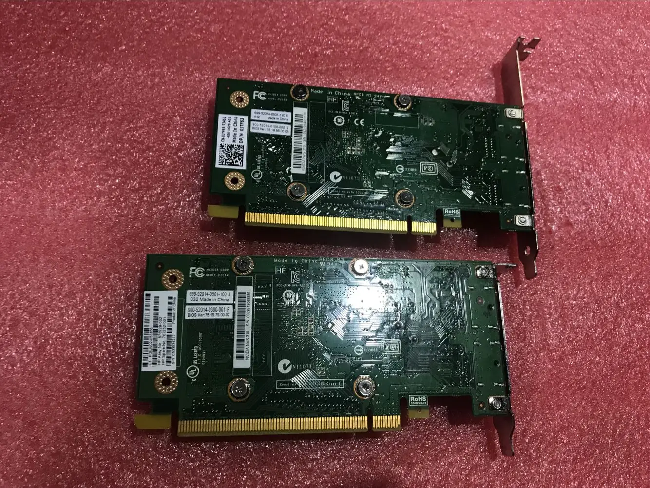Оригинальная профессиональная видеокарта Quadro NVS310 512M с двойным DP интерфейсом