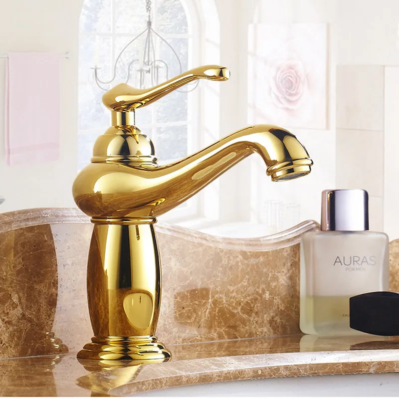 Бесплатная доставка смеситель для ванной из твердой меди роскошный европейский