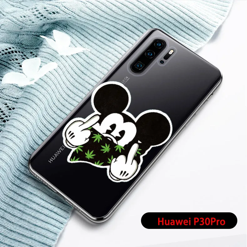 Популярный чехол для huawei P30 Pro Чехол прохладный с принтом из силикона мягкий ТПУ