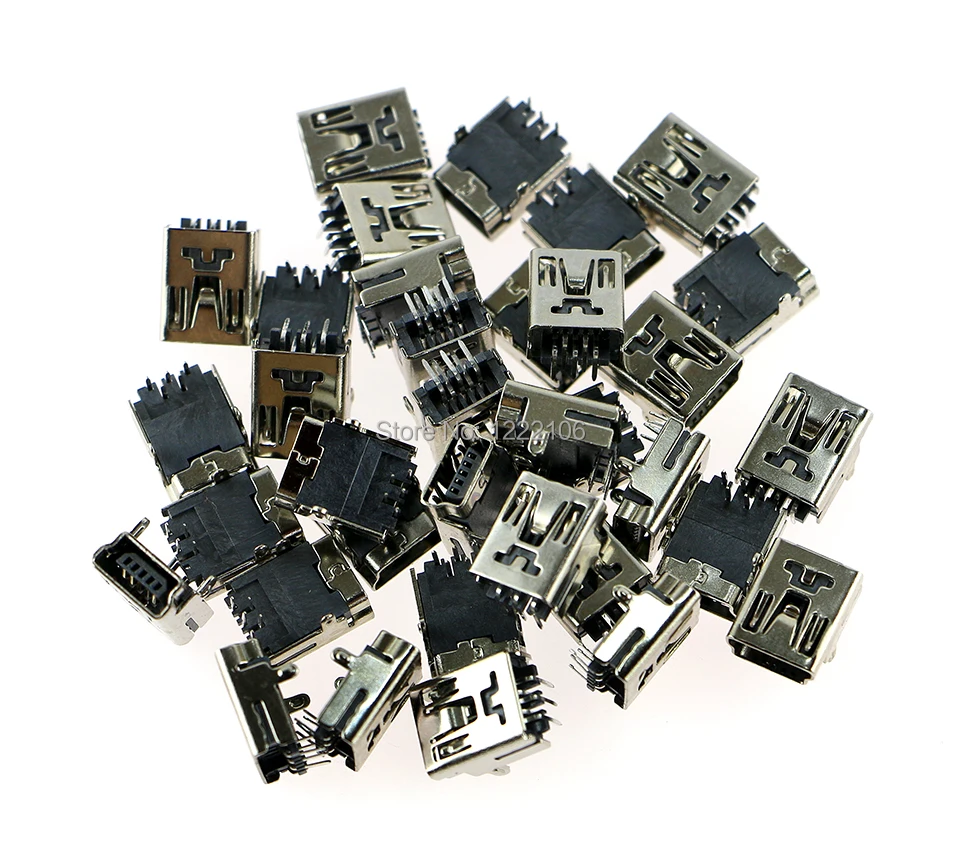 ChengChengDianWan 200 шт./лот Новый 5 контактный разъем Mini USB для передачи данных и зарядки