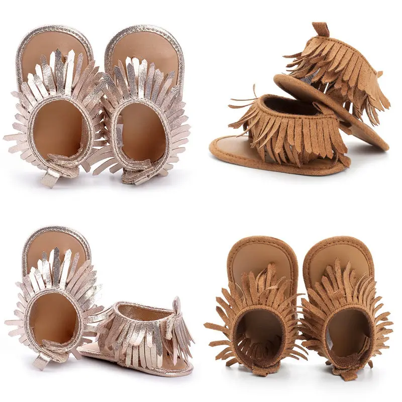 Модные повседневные летние сандалии для новорожденных девочек 2 стиля Обувь на