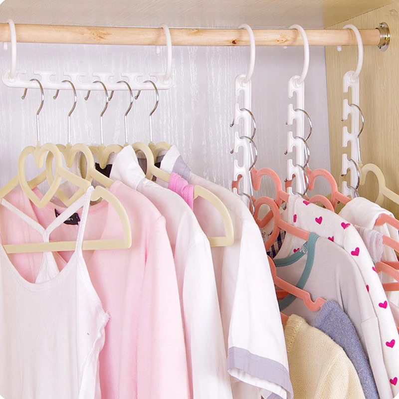 1 шт. многофункциональная волшебная Вешалка крючок Складная Вращающаяся вешалка