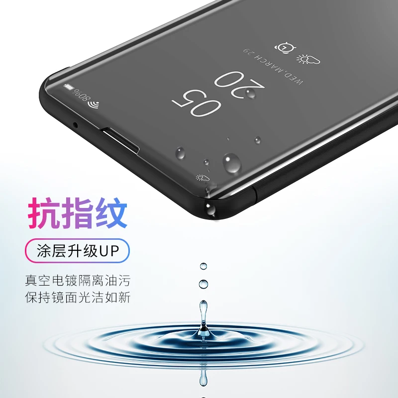 Роскошный чехол книжка с зеркальным покрытием для Xiaomi Redmi 7/Y3 телефона 6 26