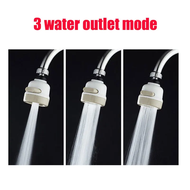 Поворотный кран предотвращает брызги расширитель Регулируемый аэратор