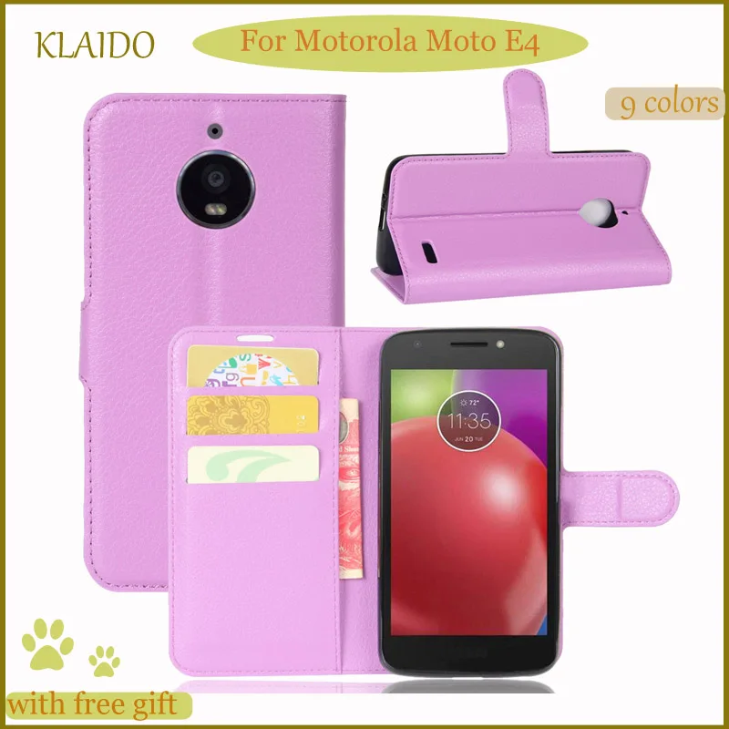 Кожаный чехол для Motorola Moto E4 флип телефон мешок кошелек В виде ракушки подставка