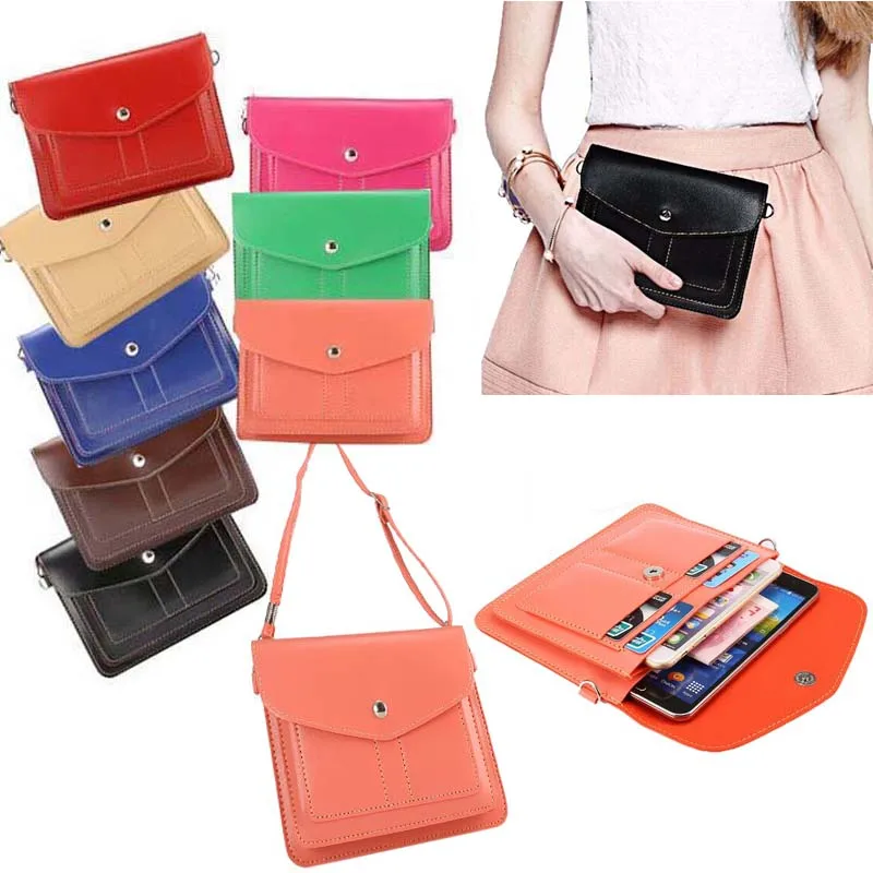 Женский кошелек для кредитных карт чехол телефона из искусственной кожи сумка