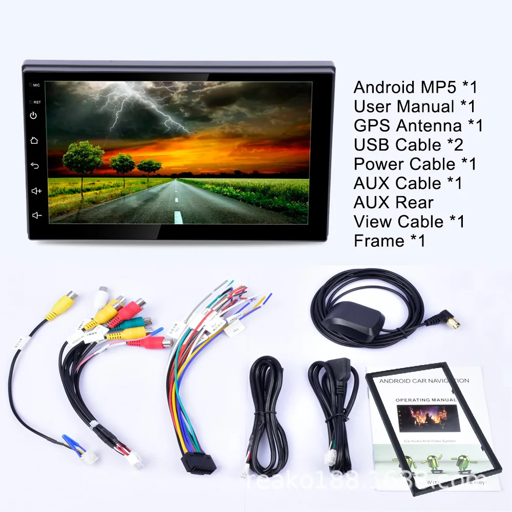 7 &quotHD Bluetooth Экран 2 Din Автомобильная Стереосистема радио FM AUX USB SD MP5 плеер вызова в
