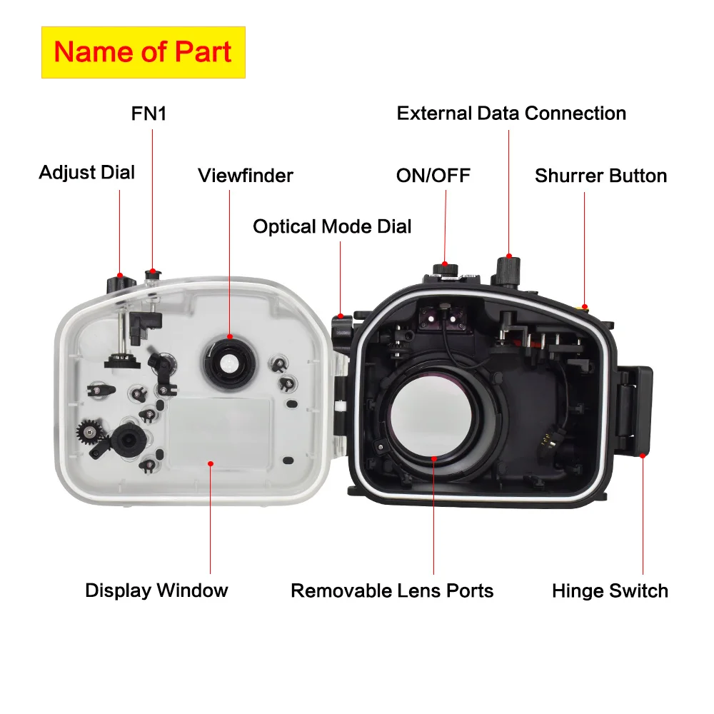 Чехол для подводной спортивной камеры Panasonic GH5 водонепроницаемый корпус съемки