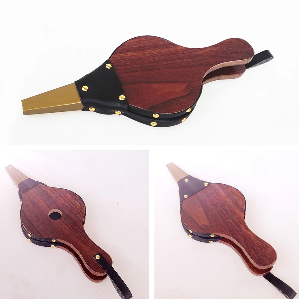 Vintage Wooden Mini Hand Bellows Dark Brown Fireplace Blower Traditional Stove Fire Fan for DIY fireside accessory | Обустройство