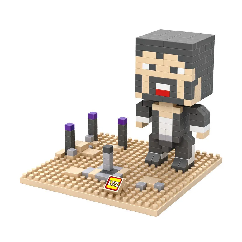 Оптовая LOZ Блоки Мультфильм Моя Игра Мини DIY Развивающие Игрушки Строительство