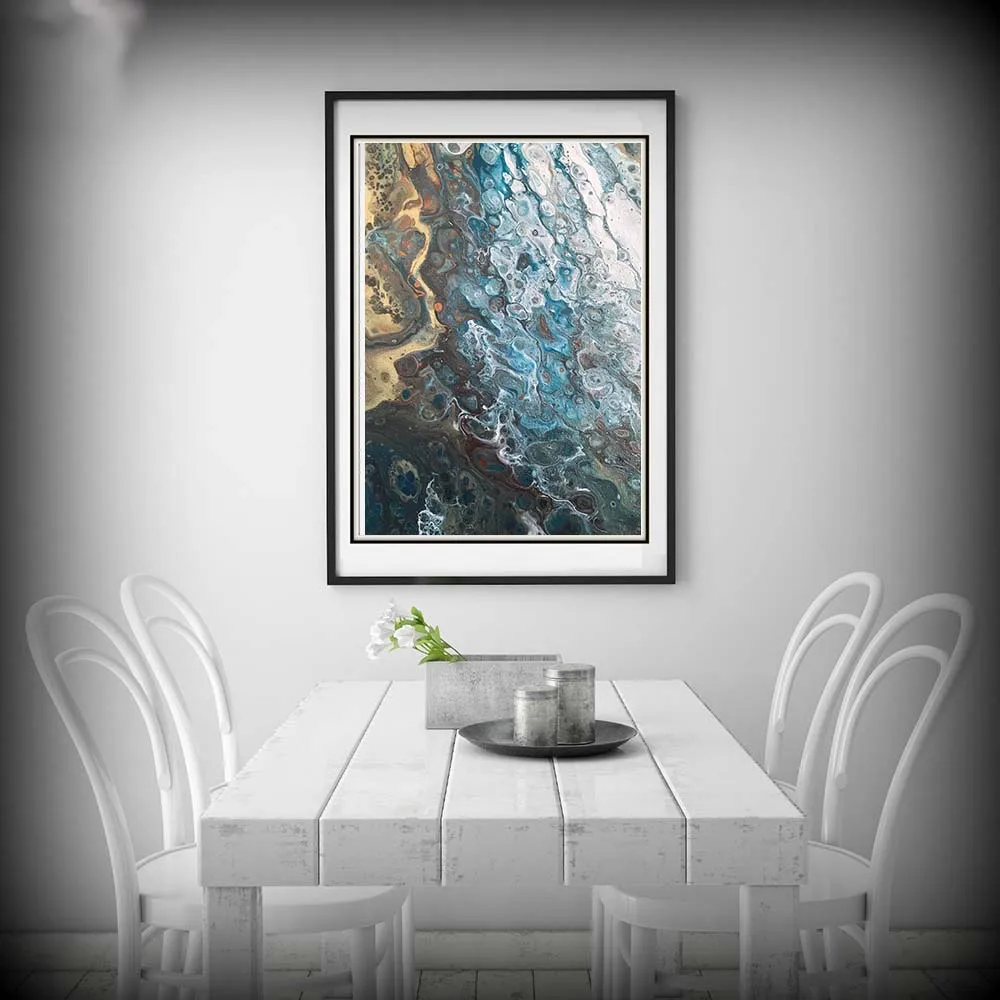 Художественная Абстрактная живопись GICLEE художественный декор современный холст