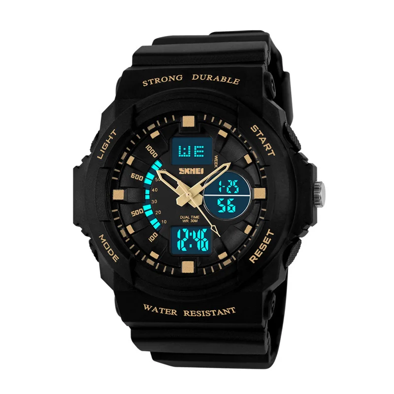 Новые детские часы Спортивные кварцевые детские цифровые часы Relojes SKMEI модные брендовые уличные кварцевые часы наручные часы для мальчиков - Цвет: 1008 women gold