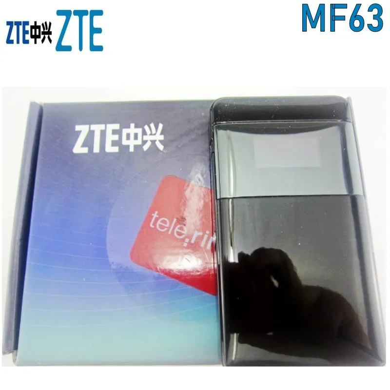 Разблокированный беспроводной Роутер ZTE MF63 HSPA + 21 6 Мбит/с 3G UMTS мобильный Карманный