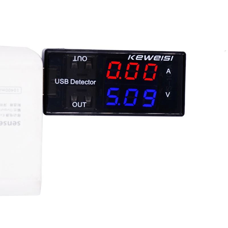 USB измеритель напряжения тока Амперметр детектор двухрядный показывает Новое