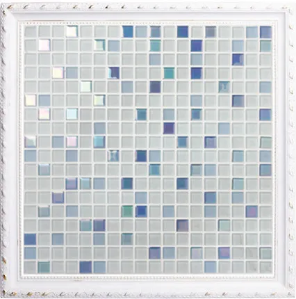 В наличии 3 цвета синяя розовая бежевая Мозаика из нержавеющей стали блестящая