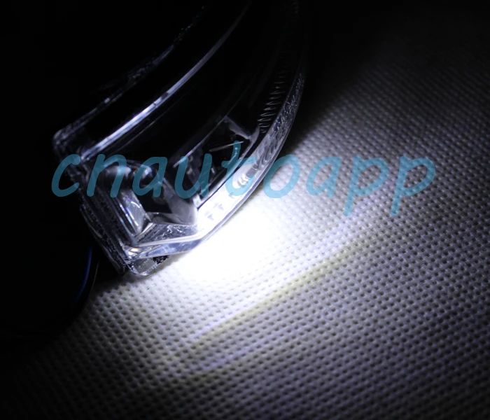 Зеркало заднего вида для автомобиля светодиодный светильник с сигналом поворота