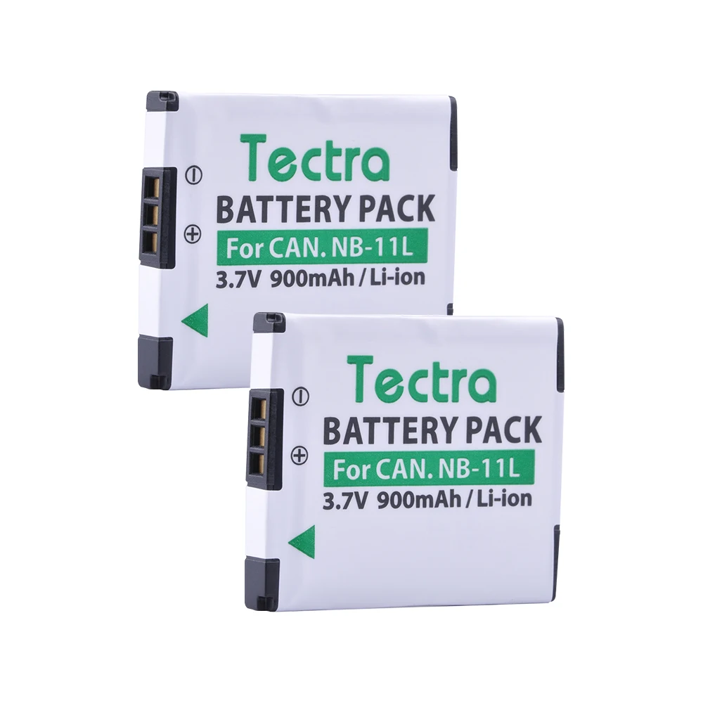 

Tectra 2PCS NB-11L NB 11L Camera Battery for Canon PowerShot A2300 IS A2600 A4000 IS ELPH 110 HS ELPH 150 HSIXUS 155 SX400 IS