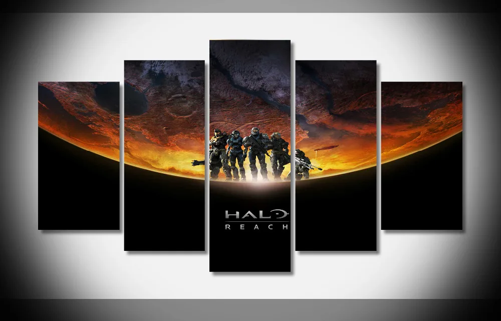 7220 halo reach плакат деревянная рамка галерея обертывание Художественная печать