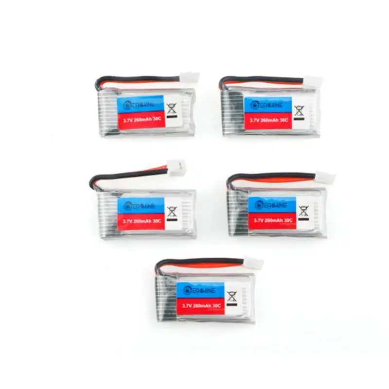 Оригинальный 5 шт. Eachine E011 3 7 V 260MAH 30C аккумулятор с USB зарядным устройством для RC