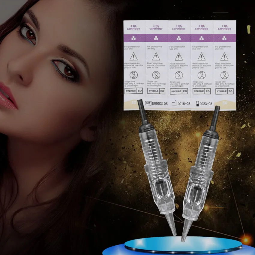 Trucco Semipermanente иглы татуировки 3RS игла для бровей Перманентный макияж одноразовые