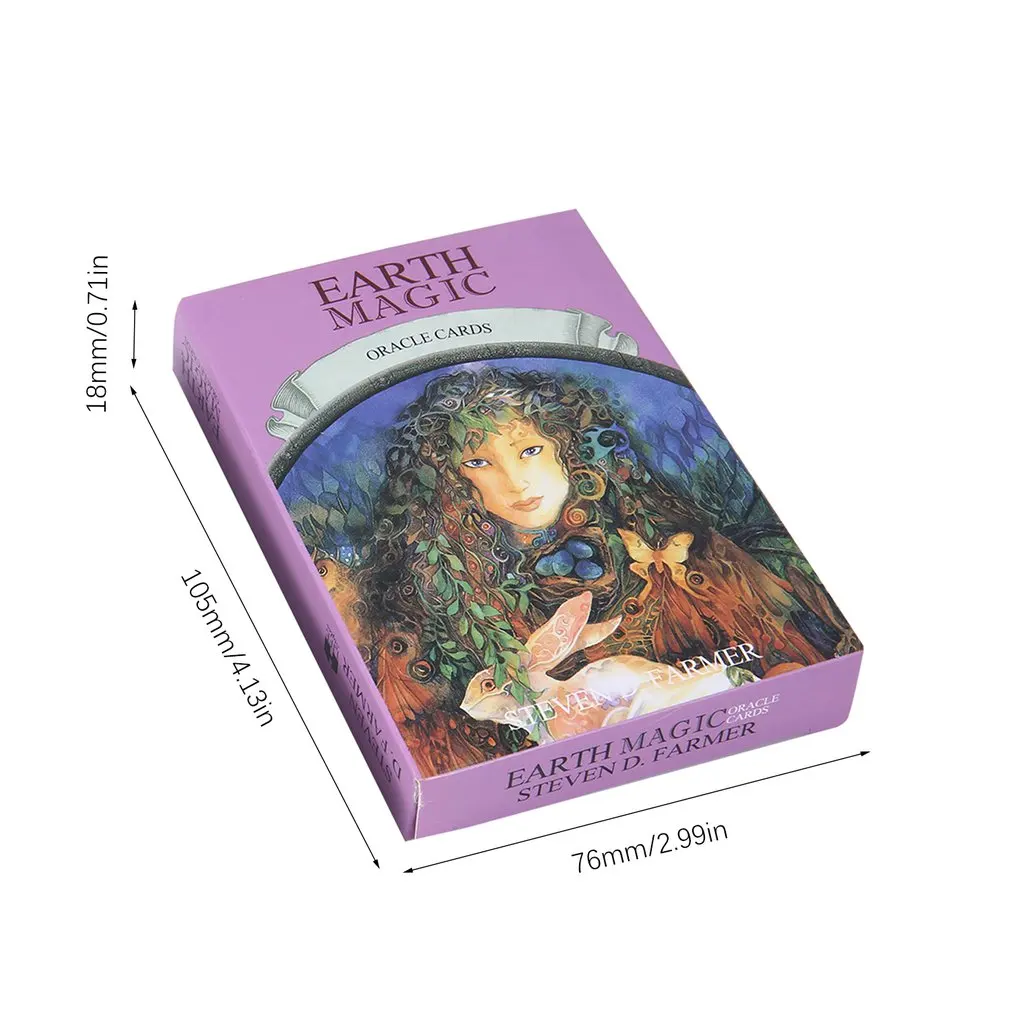 Волшебные карты Oracle Earth Magic: read Fate Tarot карточная игра для личного пользования настольная игра 48 карт и руководство