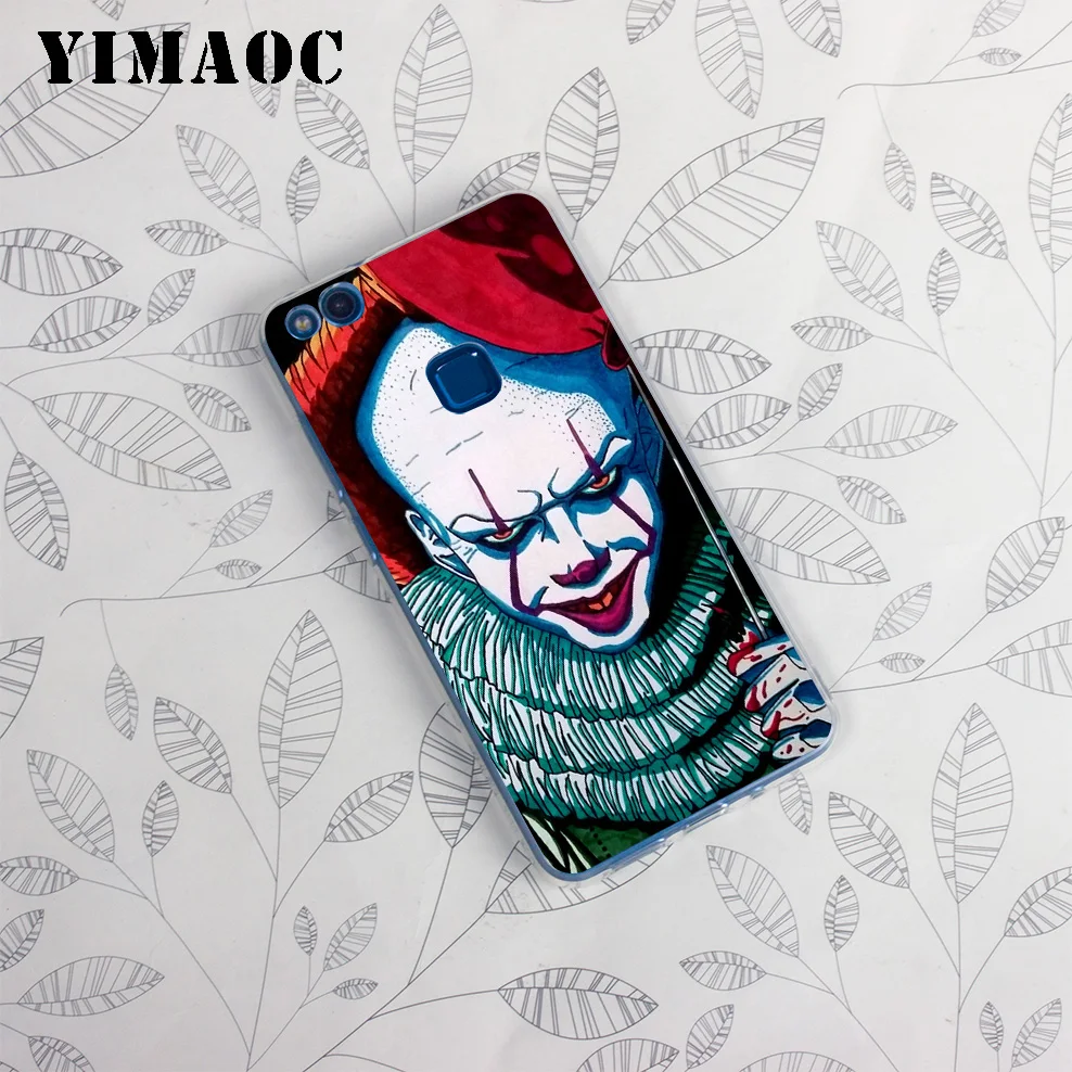 Yimaoc клоун ужас он мягкий чехол для Huawei Honor 10 9 8X 8C 8 7C 7X 7A Pro 6A Note Nova 3i 3 2i Y6 Y7 Y9 Prime 2018 |