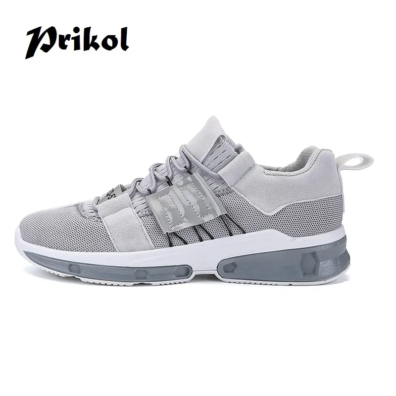 Prikol Luxury Brand Professional High Quality Men Running Shoes Lace Up Outdoor Sport Athletic Street Zapatillas | Спорт и
