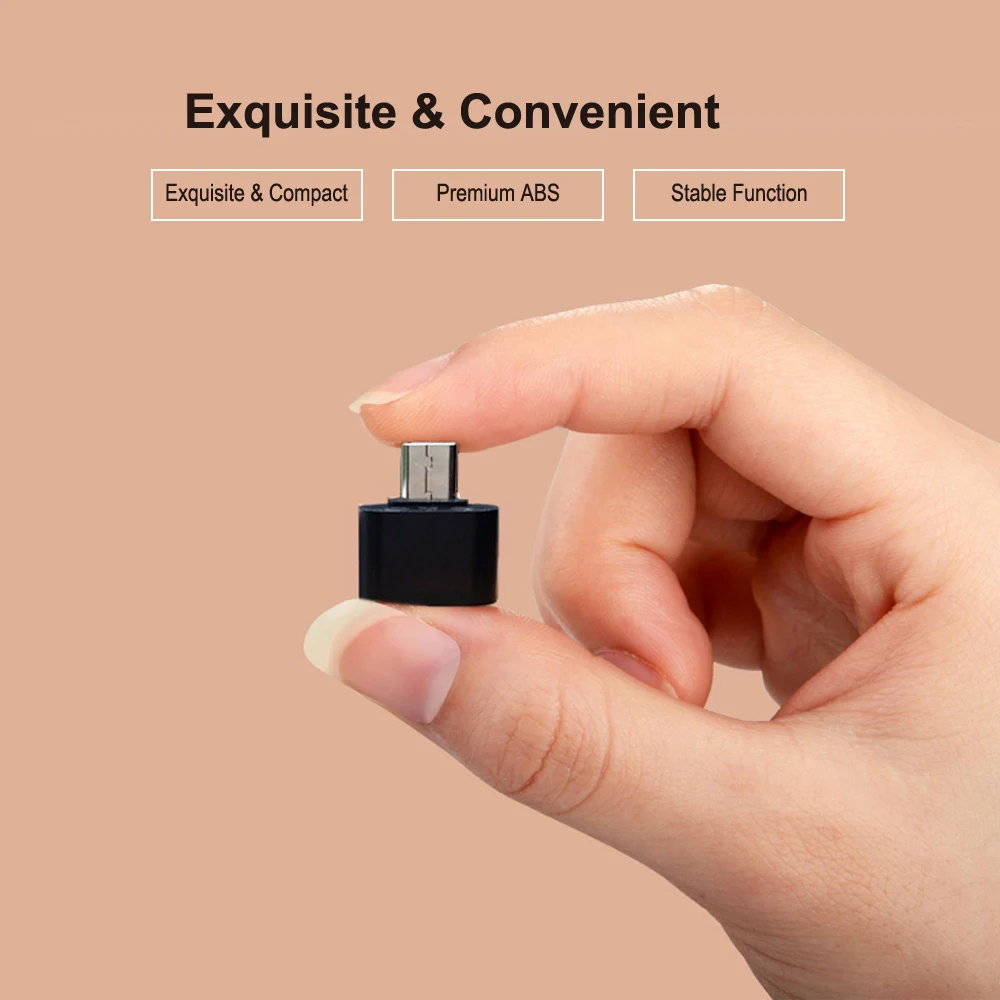 PUJIMAX 3 Упак. Мини OTG адаптер для мобильного телефона планшет кард ридер микро USB