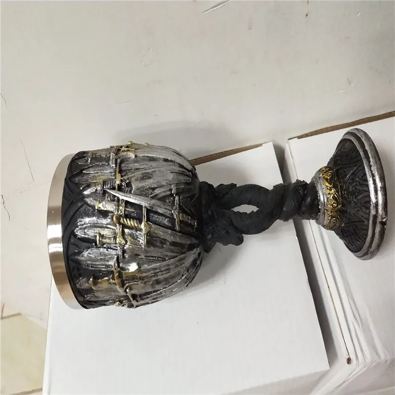 Новое поступление Игра престолов из нержавеющей стали и смолы 3D кружка для пива
