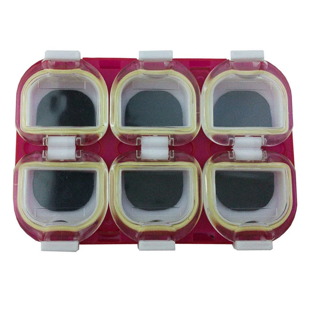 Рыболовные снасти коробки с 6 отдельными отделениями водостойкая муха