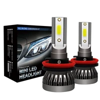 50pairs h7 led 8000lm mini car headlight bulbs h1 led h7 h8 h9 h11 headlamps kit 9005 hb3 9006 hb4 auto led lamps car styling